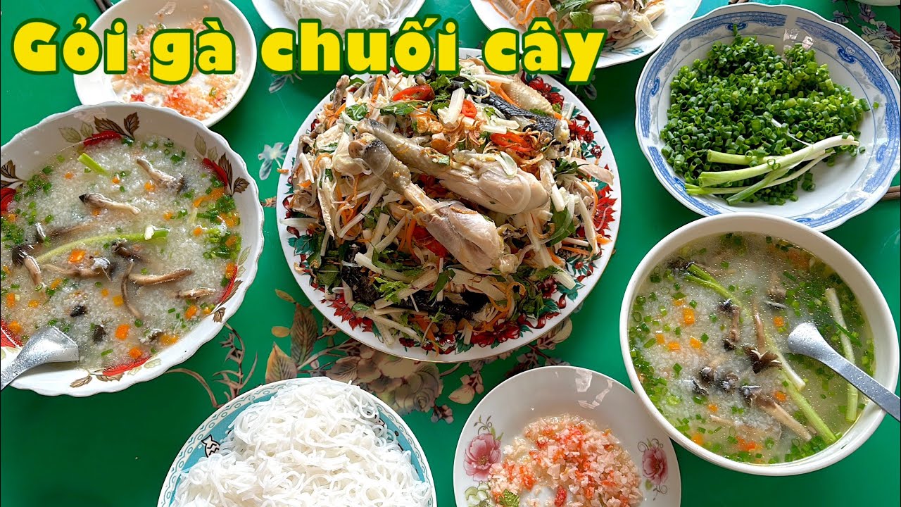 CHUỐI CÂY đem trộn GỎI GÀ, món ngon ngày Tết cả nhà đều khen | Đặc sản miền sông nước