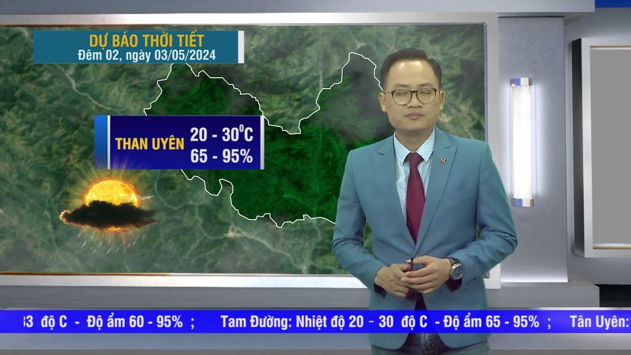 Dự báo thời tiết Lai Châu, ngày 03/05/2024