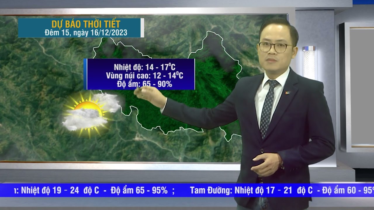 Dự báo thời tiết Lai Châu, ngày 16/12/2023