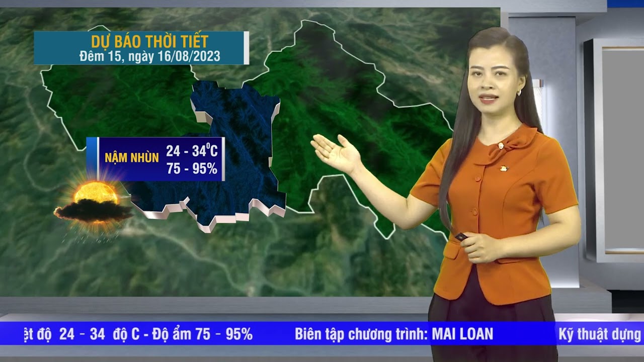 Dự báo thời tiết Lai Châu, ngày 16/08/2023