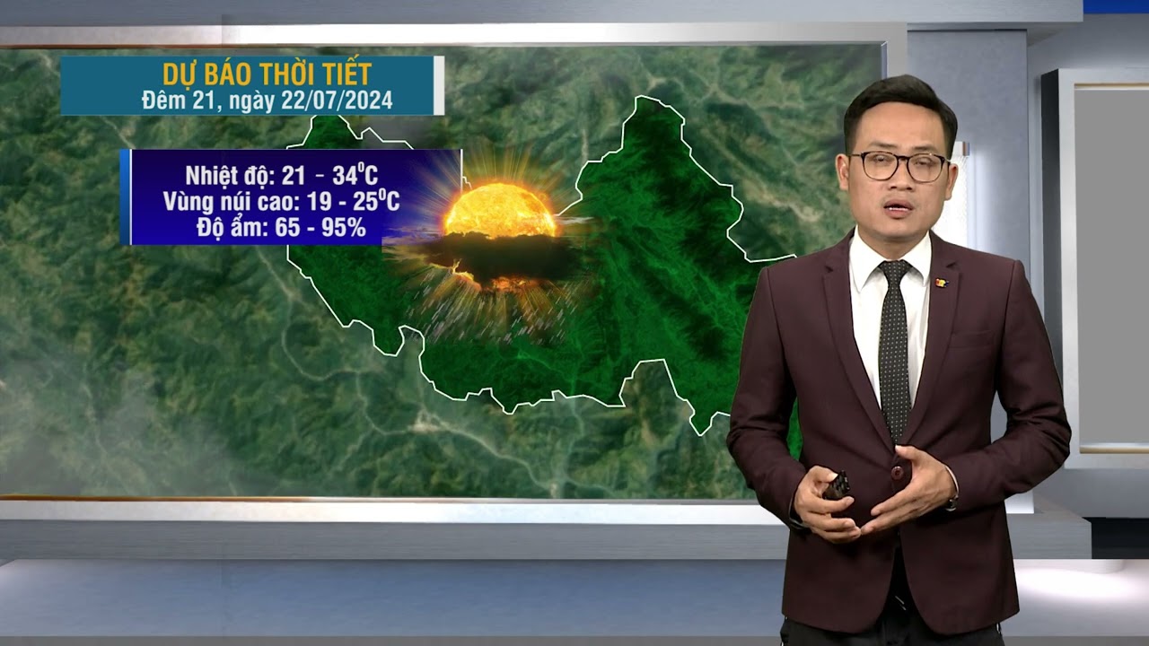 Dự báo thời tiết Lai Châu, ngày 22/07/2024