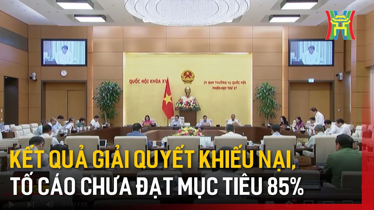 Kết quả giải quyết khiếu nại, tố cáo chưa đạt mục tiêu | Tin tức