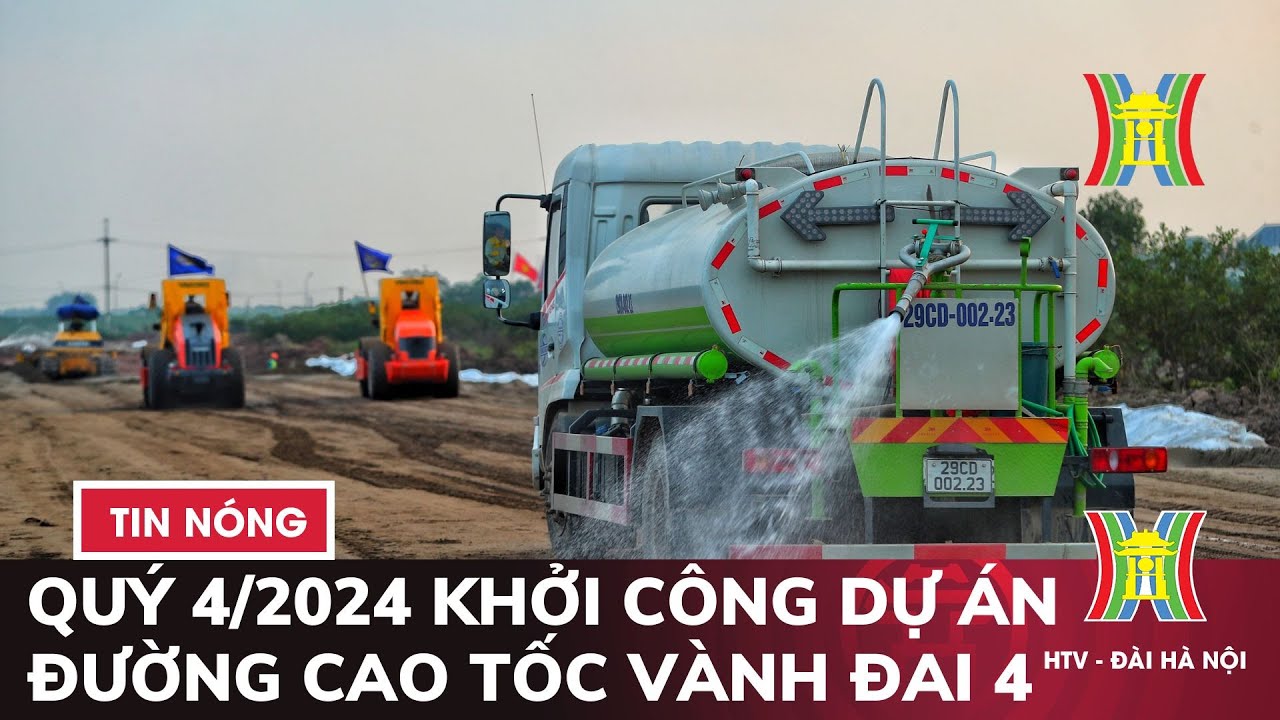 Dự án đường cao tốc Vành đai 4 khởi công vào quý 4/2024 | Thời sự tối 16/2/2024