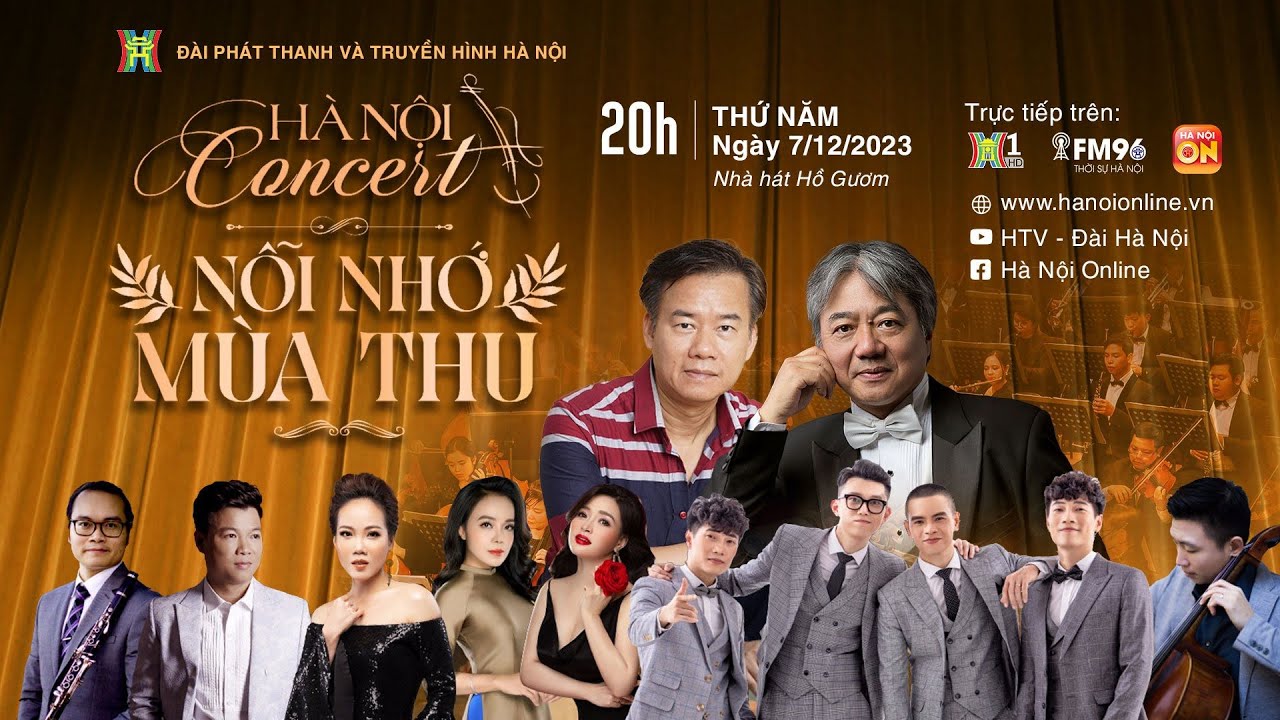 Chương trình nghệ thuật 'Hà Nội Concert - Nỗi nhớ mùa thu' | Nhạc Giao hưởng Việt Nam