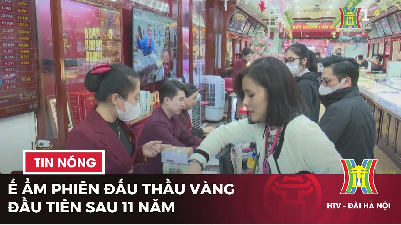 Ế ẩm phiên đấu thầu vàng đầu tiên sau 11 năm | Tin tức mới nhất hôm nay