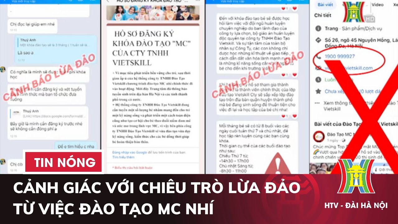 Cảnh giác với chiêu trò lừa đảo từ việc đào tạo MC nhí | Tin tức