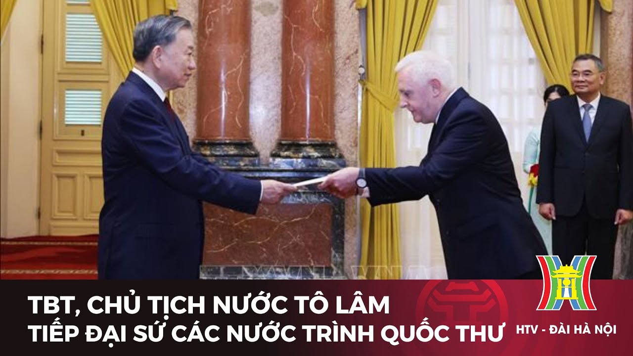 TBT, Chủ tịch nước Tô Lâm tiếp đại sứ các nước trình quốc thư | Tin tức