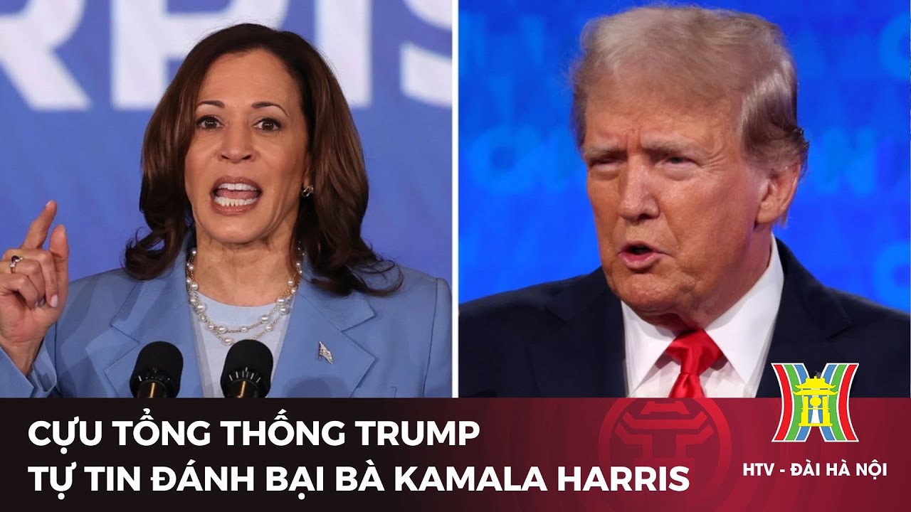 Cựu Tổng thống Trump tự tin đánh bại bà Kamala Harris | Tin tức