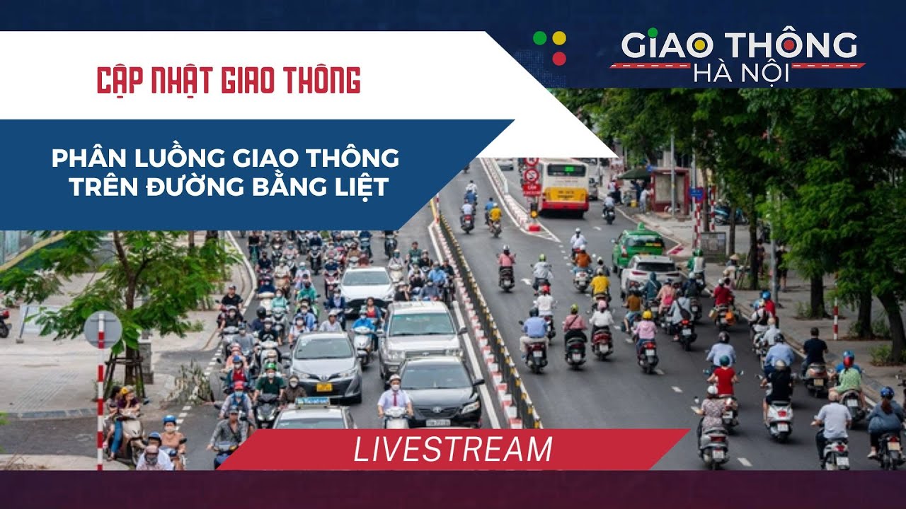 Phân luồng giao thông trên đường Bằng Liệt | Giao thông Hà Nội | 14/10/2023