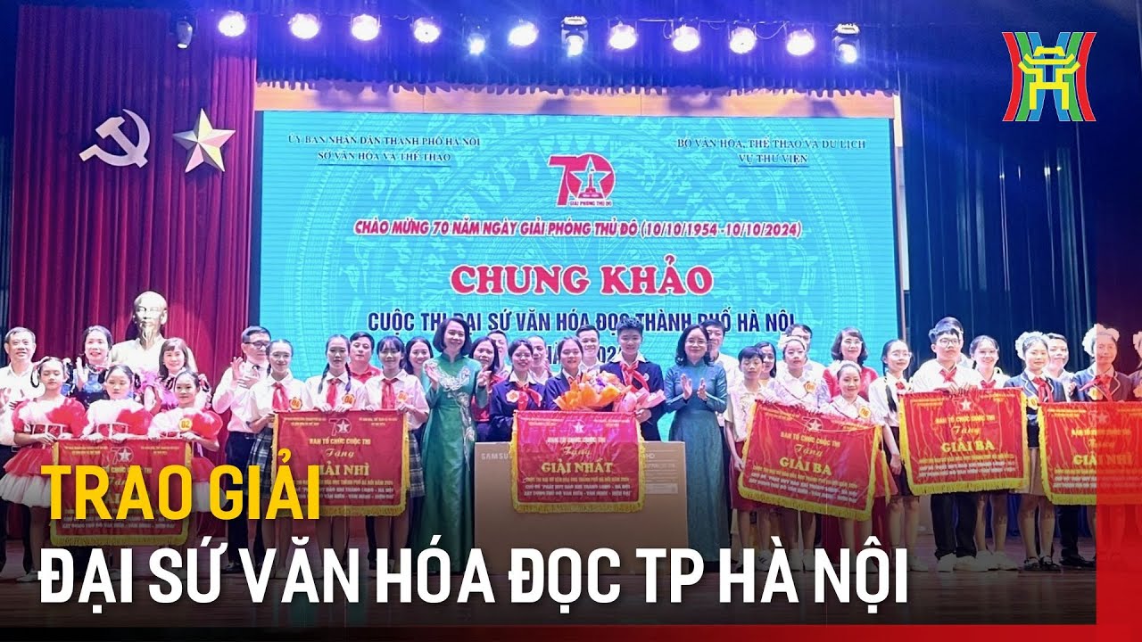 Trao giải Đại sứ Văn hóa đọc TP Hà Nội | Tin tức