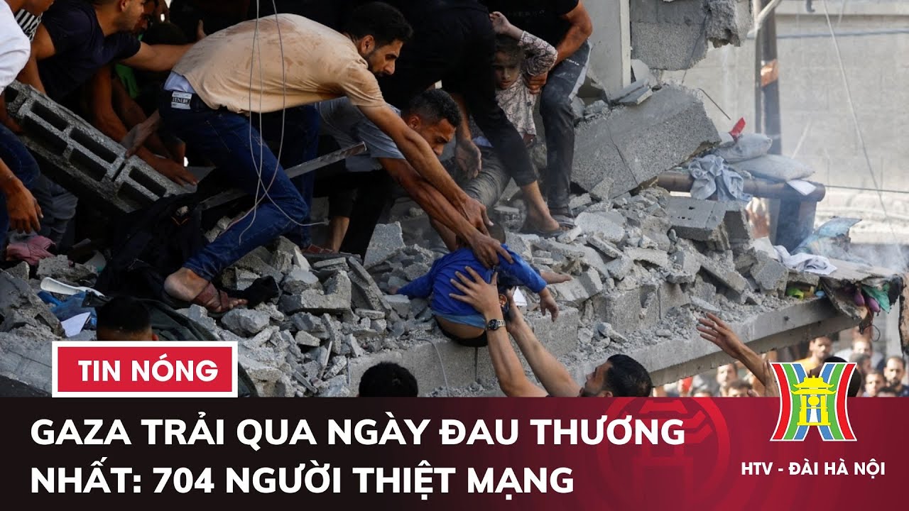 Gaza trải qua ngày đau thương nhất: 704 người thiệt mạng trong 24 giờ | Tin tức quốc tế