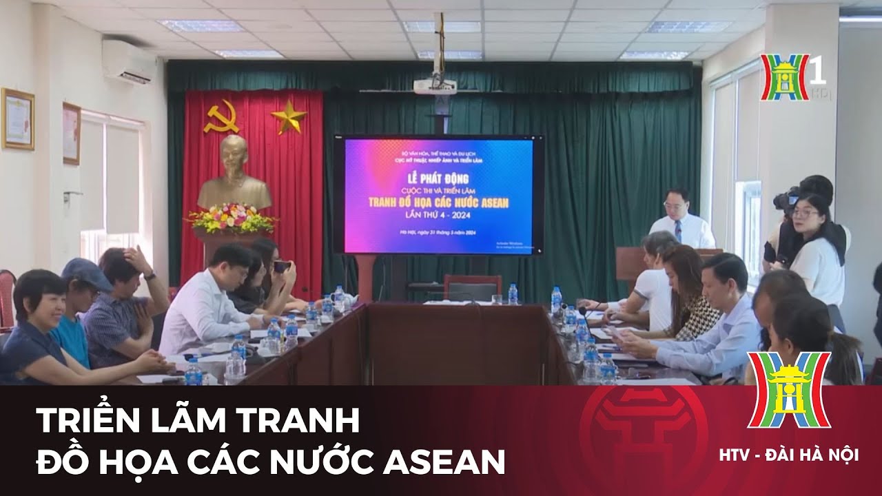 Triển lãm tranh đồ họa các nước ASEAN | Tin tức mới nhất hôm nay