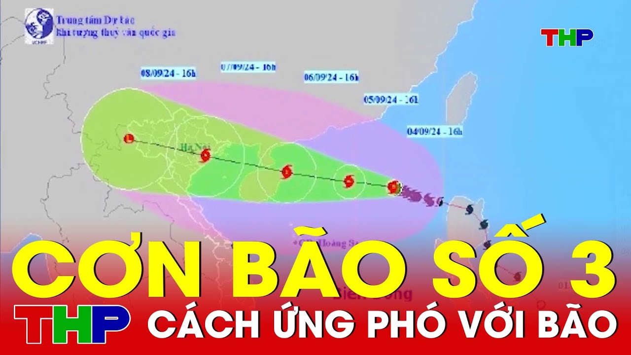 Thông tin về cơn bão số 3 và cách ứng phó với bão