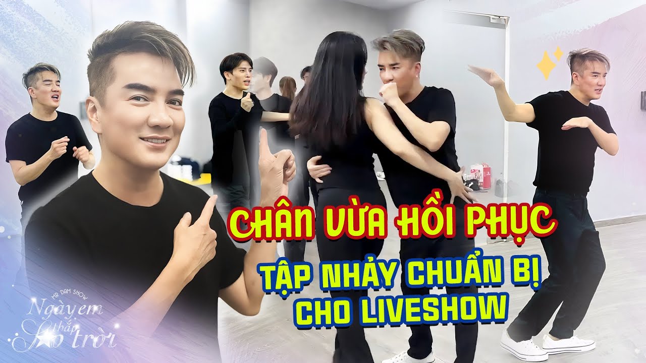 Chân vừa hồi phục Đàm Vĩnh Hưng đã lo tập nhảy chuẩn bị cho liveshow "Ngày em thắp sao trời"