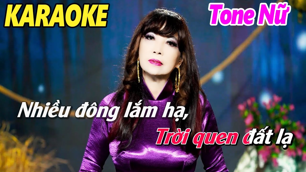 Kẻ Ở Miền Xa Karaoke Tone Nữ Bảo Yến - Beat Chuẩn Dễ Hát