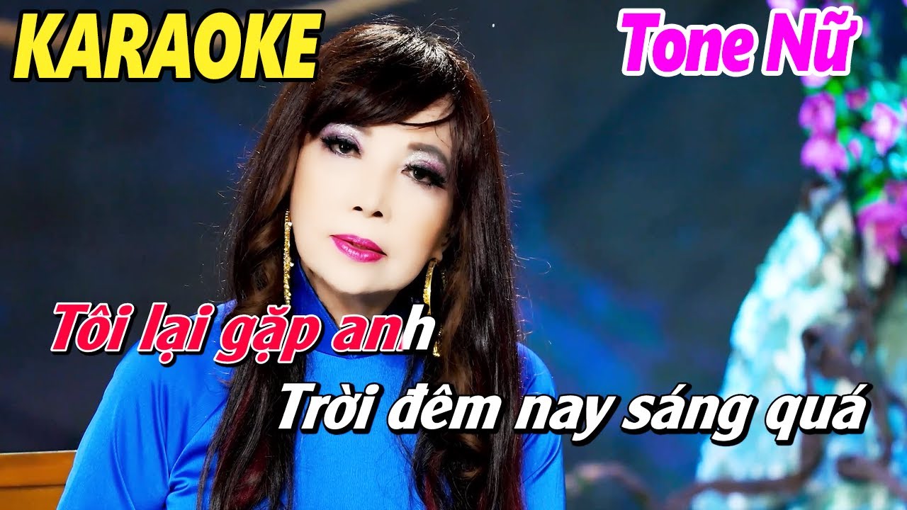 Trăng Tàn Trên Hè Phố Karaoke Tone Nữ Bảo Yến - Beat Chuẩn Dễ Hát