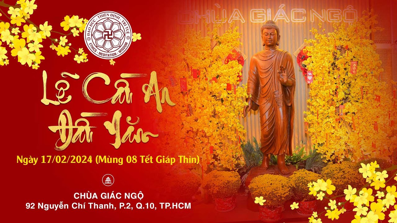 🔴Pháp thoại: CÁCH CHỮA LÀNH KHỔ ĐAU CỦA PHẬT DƯỢC SƯ VÀ LỄ CẦU AN ĐẦU NĂM tại chùa Giác Ngộ