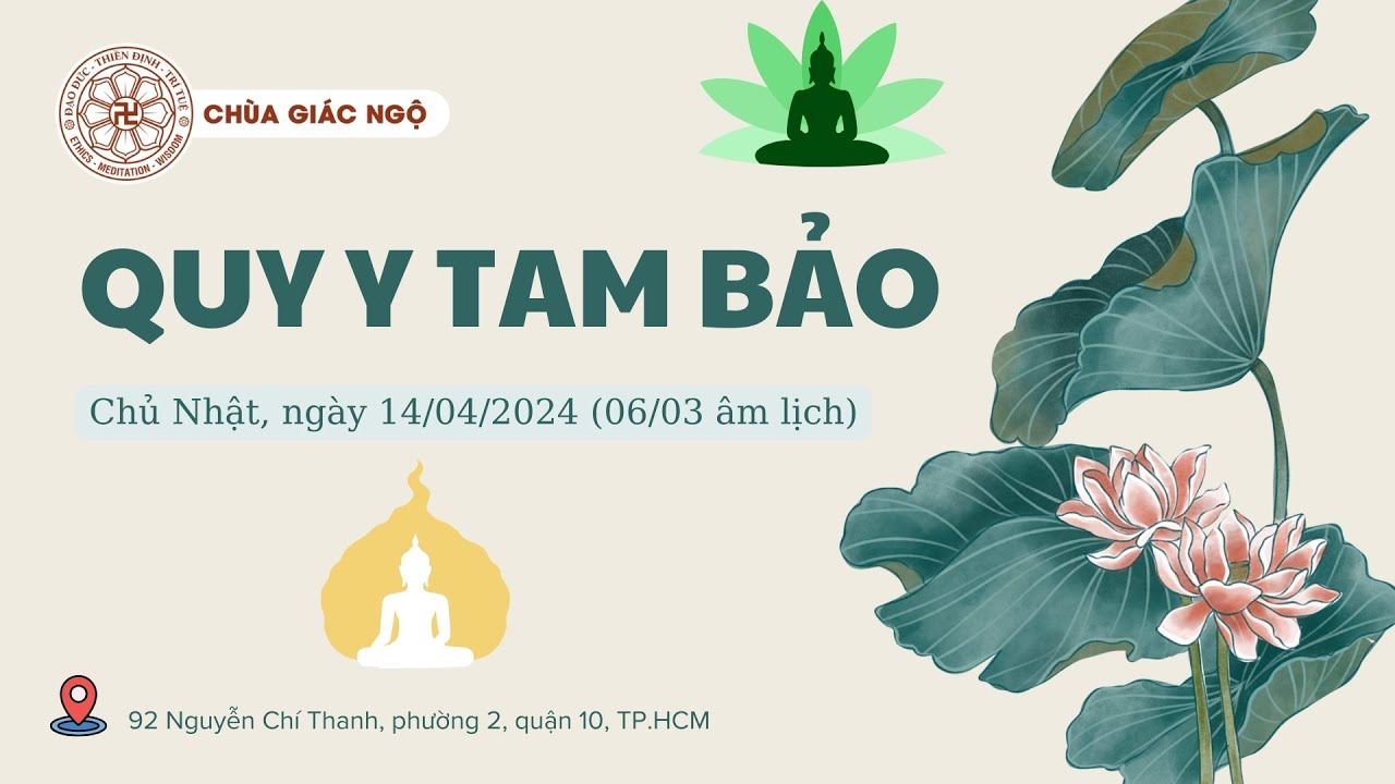 🔴 Trực tiếp: LỄ LÀM CON PHẬT (QUY Y TAM BẢO) tại Chùa Giác Ngộ, ngày 20-06-2024