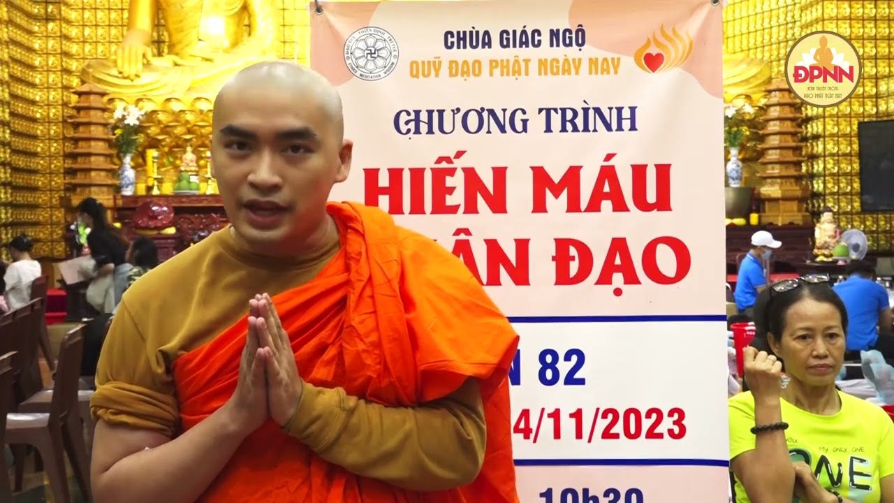 HIẾN MÁU NHÂN ĐẠO LẦN THỨ 82 TẠI CHÙA GIÁC NGỘ