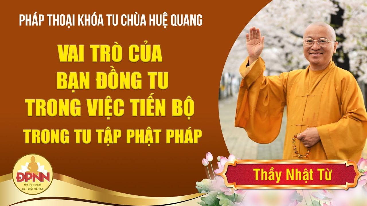 VAI TRÒ CỦA BẠN ĐỒNG TU TRONG VIỆC TIẾN BỘ TRONG TU TẬP PHẬT PHÁP - Thầy Nhật Từ