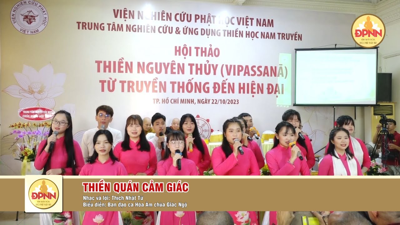 Nhạc Phật giáo THIỀN QUÁN CẢM GIÁC - Ban Đạo ca Hòa Âm chùa Giác Ngộ