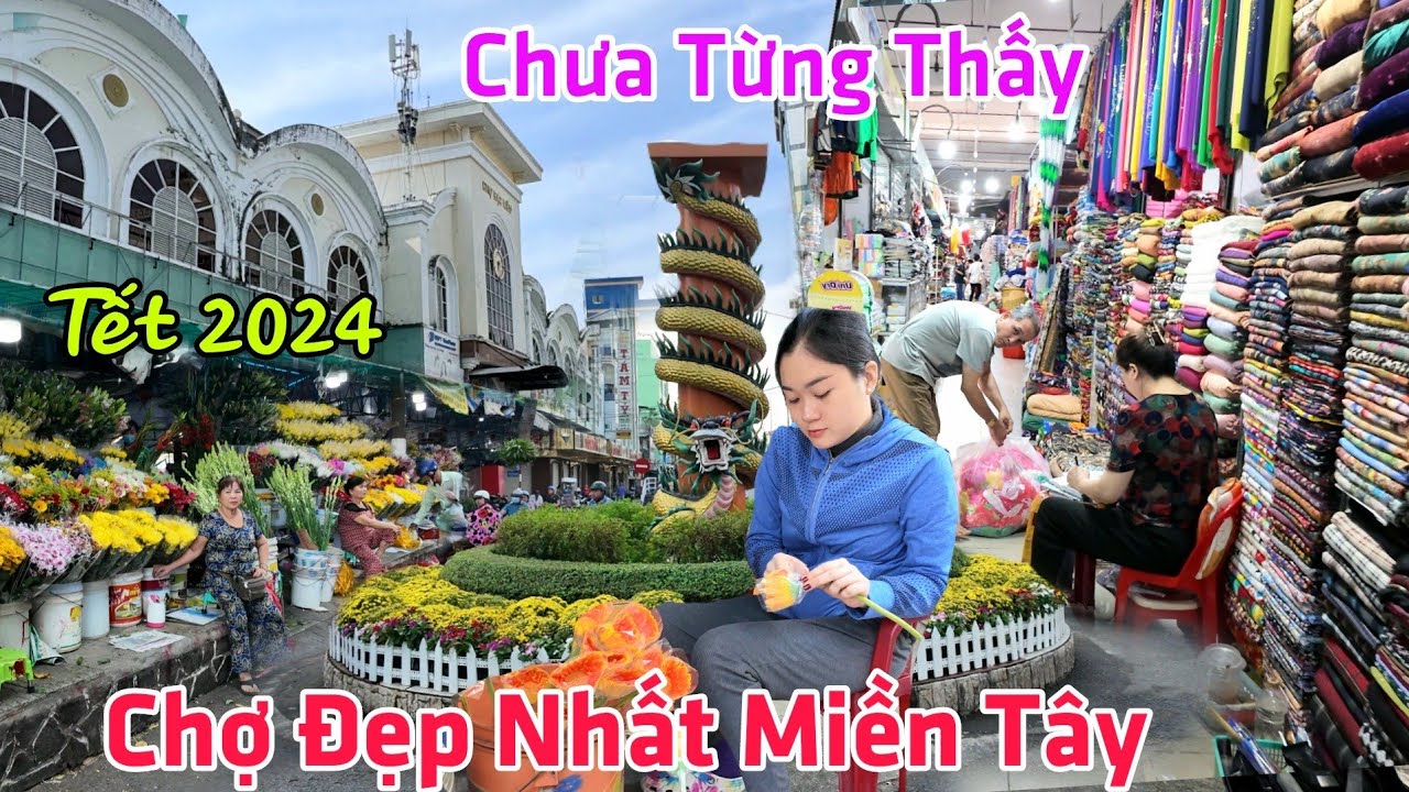 "Thê Thảm" chưa từng thấy Tết 2024 ở Chợ BẠC LIÊU - Chợ Đẹp Nhất Miền Tây