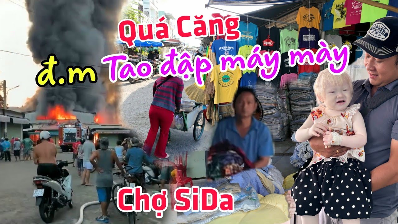 Quá sợ: Bị dọa đập máy ở chợ SiĐa Châu Long Châu Đốc An Giang