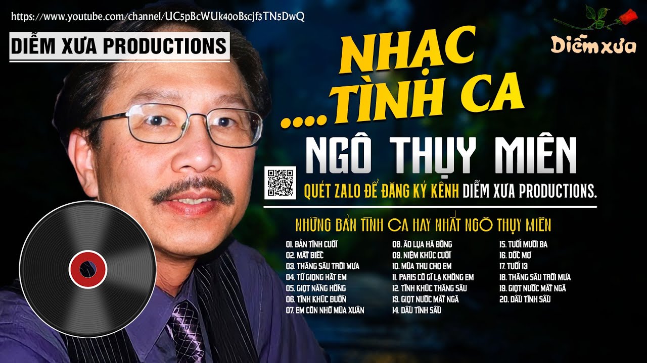 Tình Khúc Lãng Mạn Ngô Thụy Miên | Những Bản Tình Ca Hay Nhất Ngô Thụy Miên | Tình Ca Phòng Trà