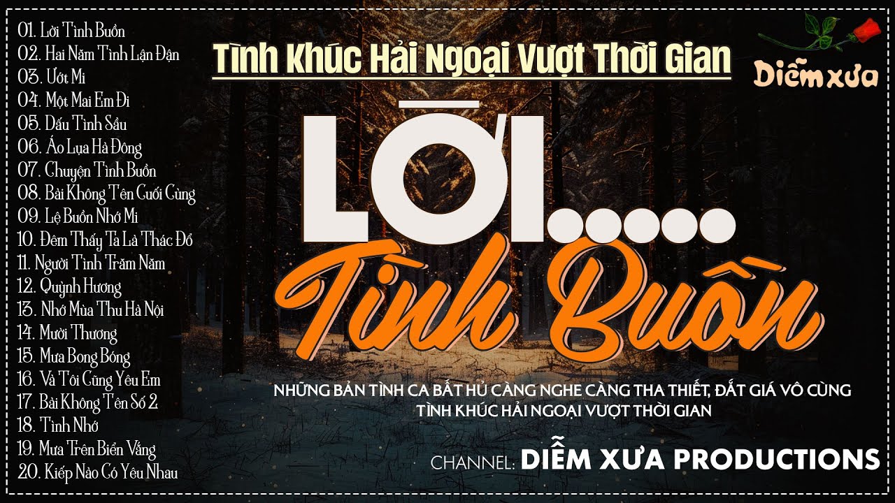 20 Tình Khúc Bất Hủ Chọn Lọc Thay Lời Muốn Nói |Nhạc Xưa Tình Ca Hải Ngoại Vượt Thời Gian