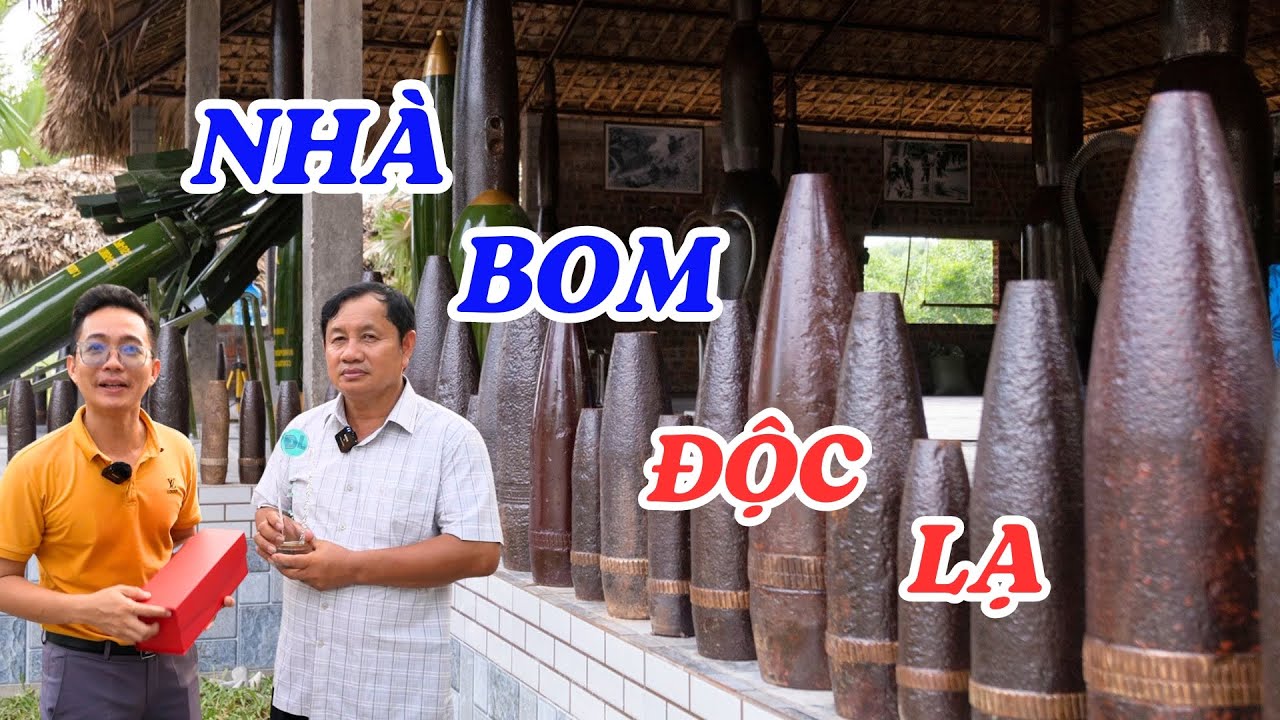 Đi thăm căn nhà bom có một không hai trên thế giới - ĐỘC LẠ BÌNH DƯƠNG