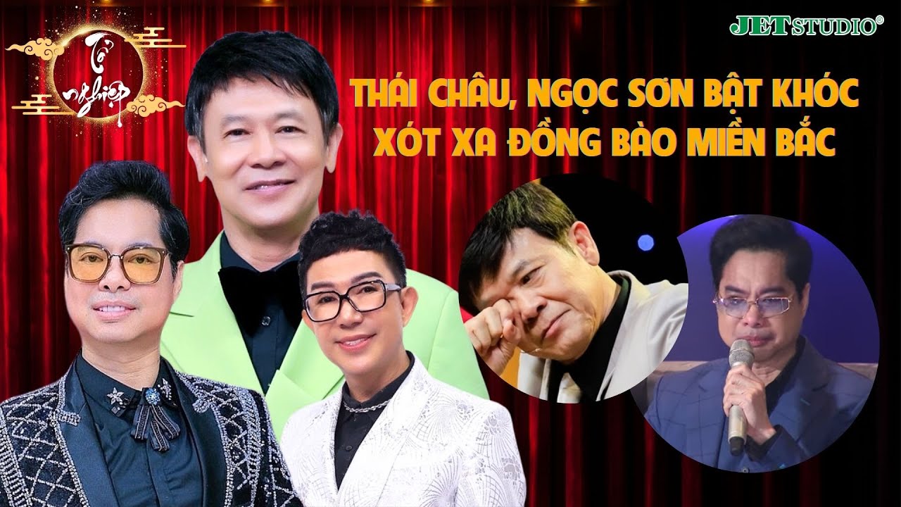 Danh ca Thái Châu, Ngọc Sơn rơi nước mắt xót xa trước những mất mát của đồng bào phía Bắc