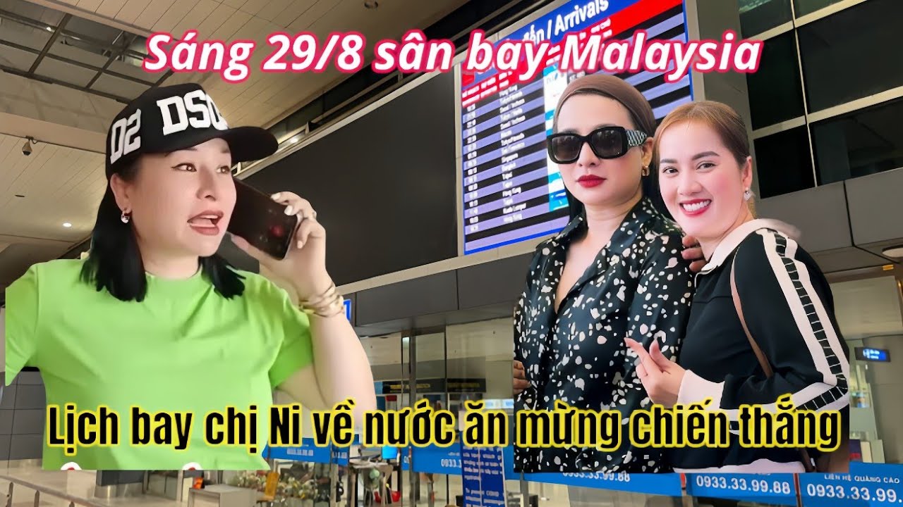 Hồng Loan Vỡ Òa Triệu Khán Giả Chờ Đón Chuyến Bay Chị Ni Về Nước ĂN MỪNG CHIẾN THẮNG