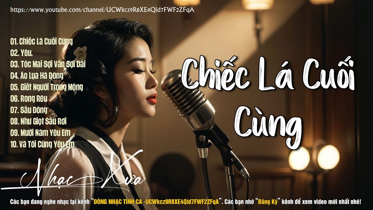 Chiếc Lá Cuối Cùng (Tình Ca Xưa) - 10 Bài Tình Ca Xưa Làm Say Lòng Đêm Khuya x Dòng Nhạc Tình Ca