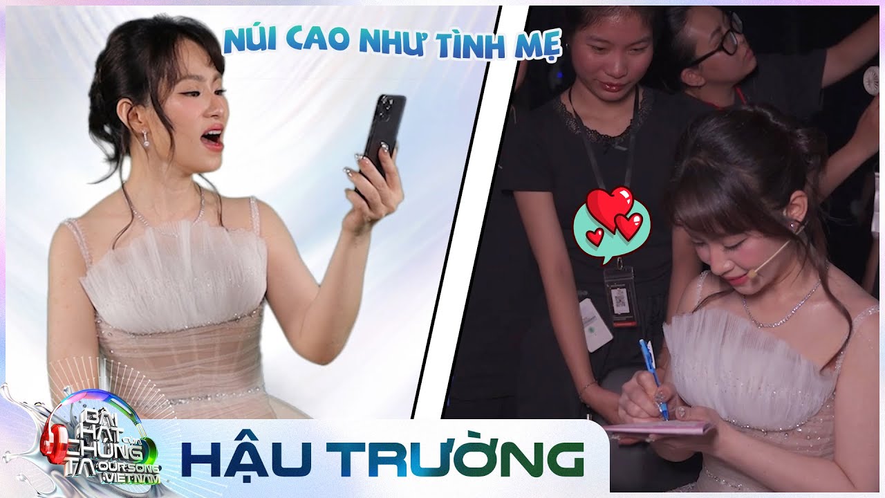 Lương Bích Hữu flex khả năng hát live cực mượt, tranh thủ ký tặng fan trước khi diễn | BTS Our Song