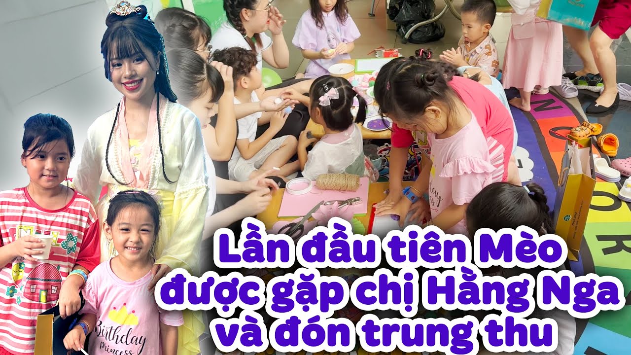 Bé Mèo Gặp Gỡ Chị Hằng Nga Lần Đầu tại khu phố đang ở - Ký Ức Đẹp Ở Việt Nam I Duc Tien Official