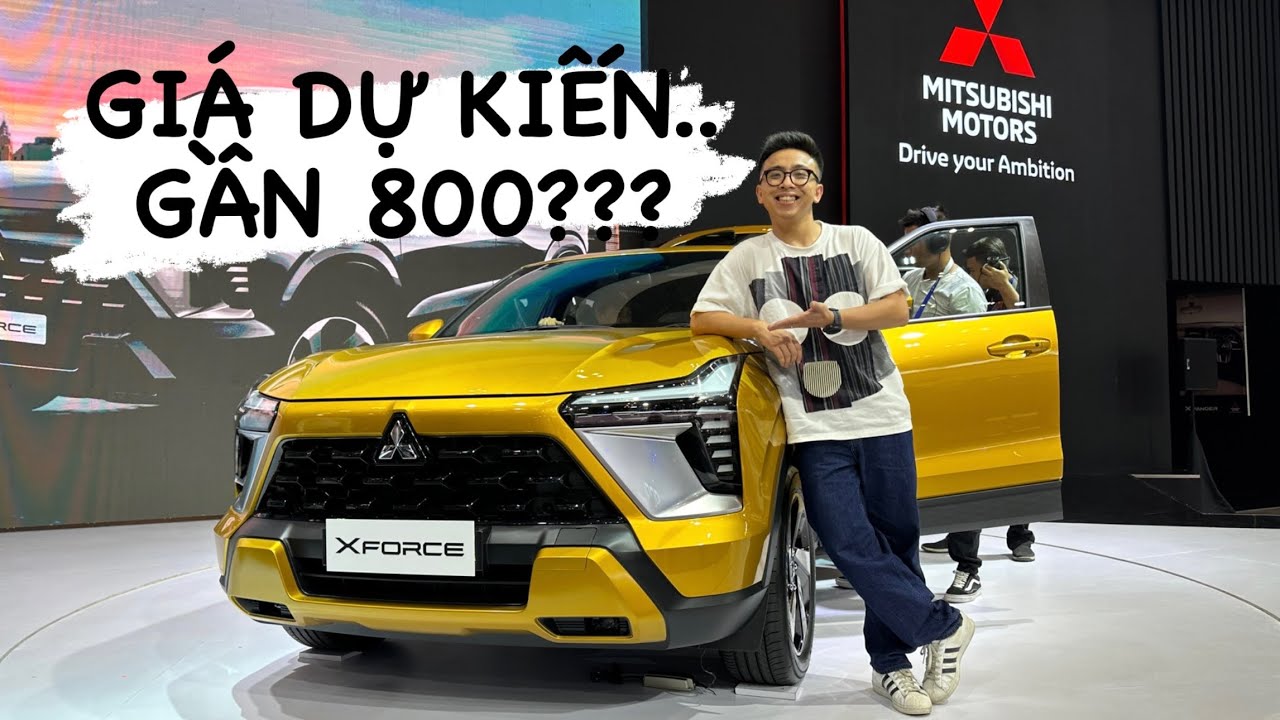 Mitsubishi XForce (XFC thương mại): SUV hạng B, đẹp gần như concept, chưa có ADAS.