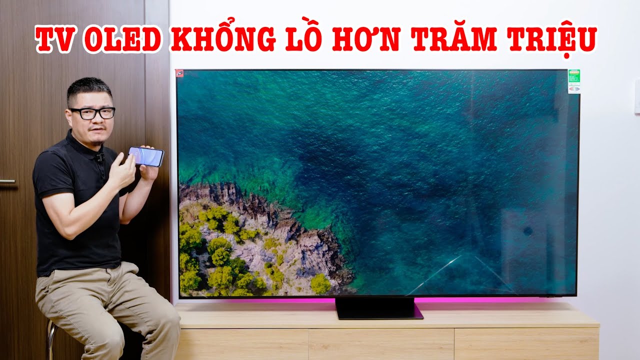 Lần đầu trải nghiệm TV OLED KHỔNG LỒ hơn TRĂM TRIỆU!