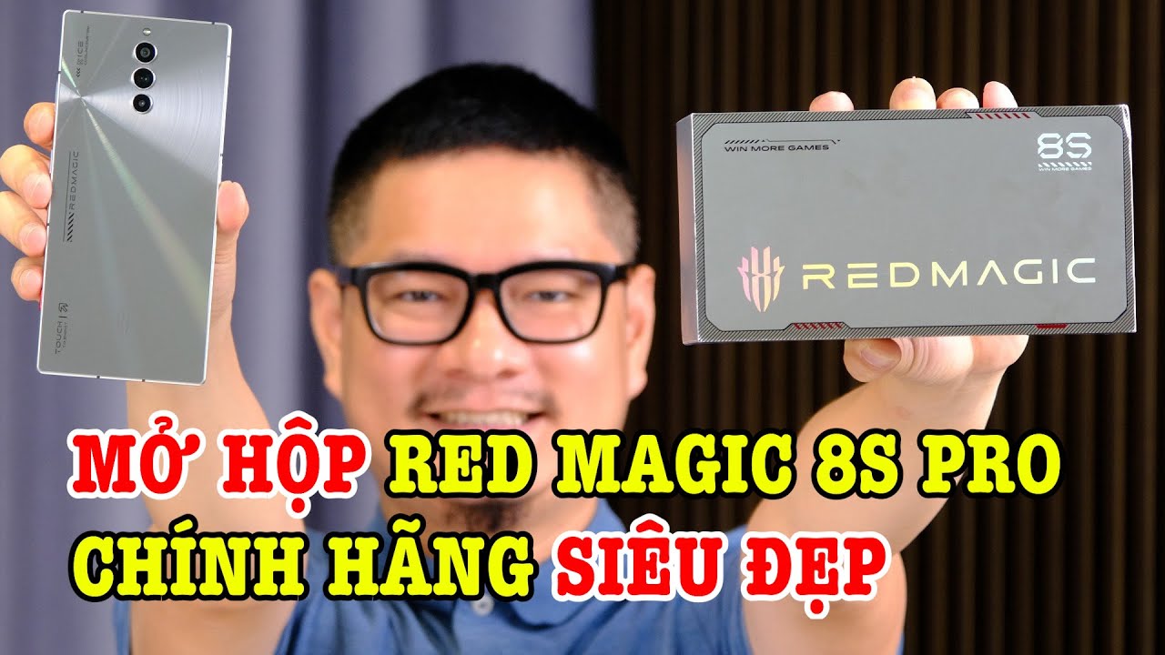 Mở hộp đánh giá Red Magic 8S Pro CHÍNH HÃNG SIÊU ĐẸP, siêu mượt, siêu trâu!