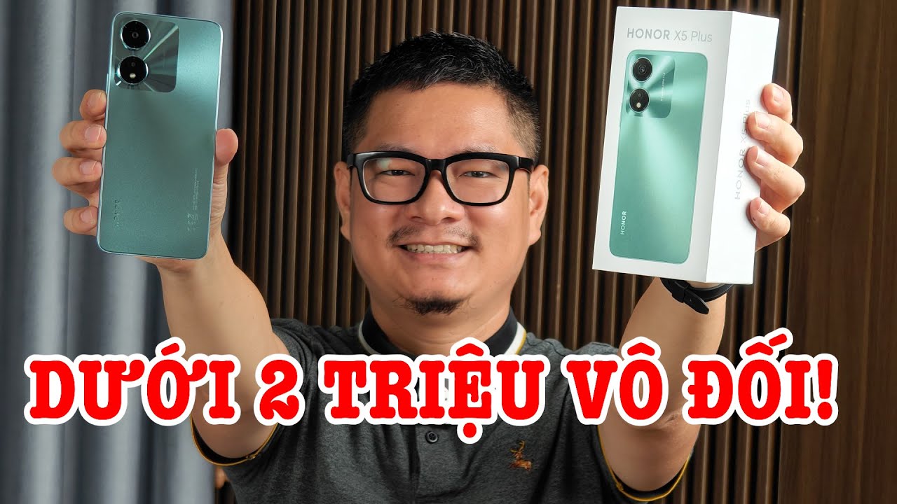 Mở hộp Honor X5 Plus : Dưới 2 triệu màn 90Hz, Pin 5200, cấu hình tốt