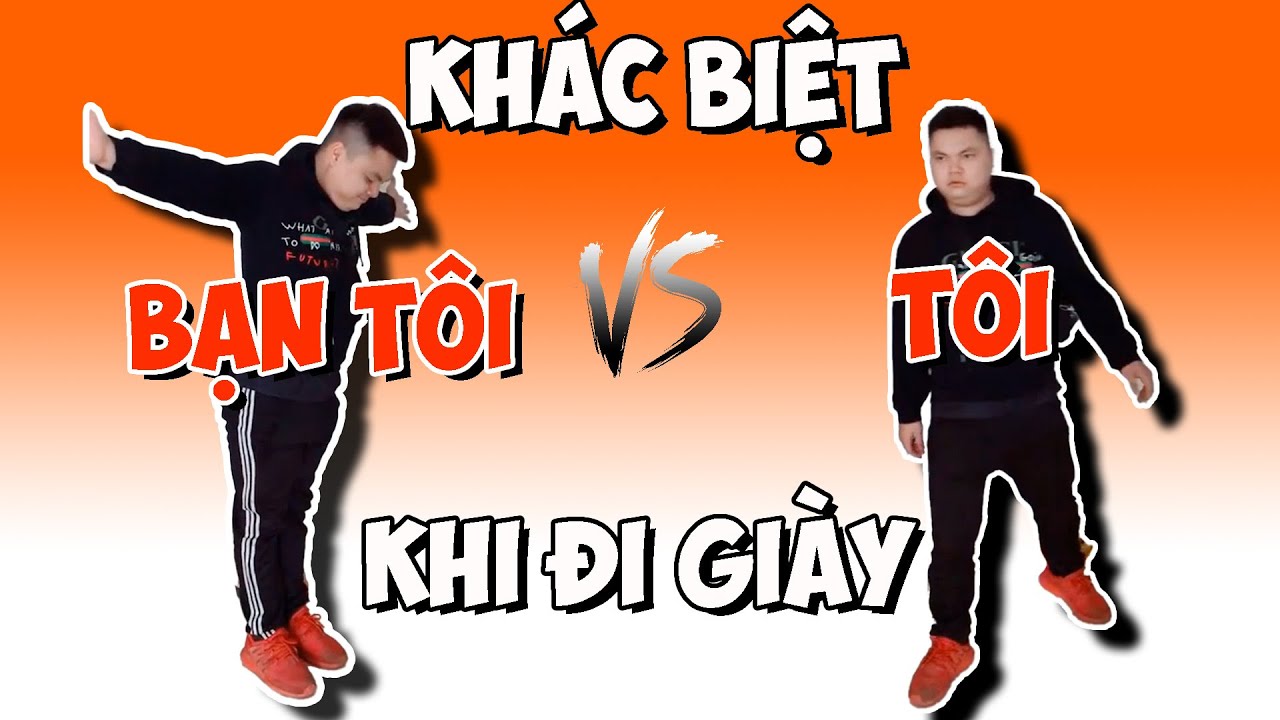 Sự khác biệt giữa tôi và người ta khi đi giầy | Duy Ây Vi #Shorts