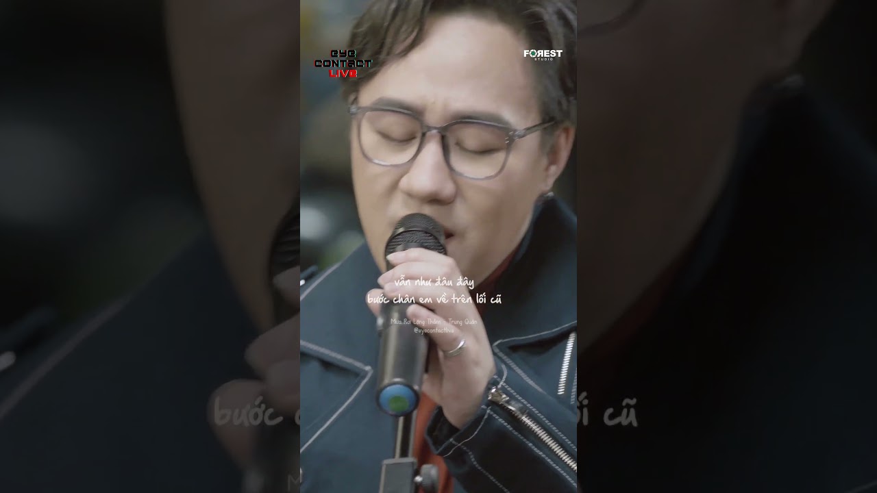 Top những ca khúc về Mưa 🤫 #trungquan #eyecontactlive #ForestStudio