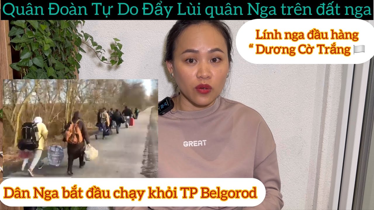 Giao Tranh Ác Liệt ở Nga/Quân Đoàn Tự Do mở Đường Nhân Đạo cho Dân Di Dời/Lính Nga Dương Cờ Trắng