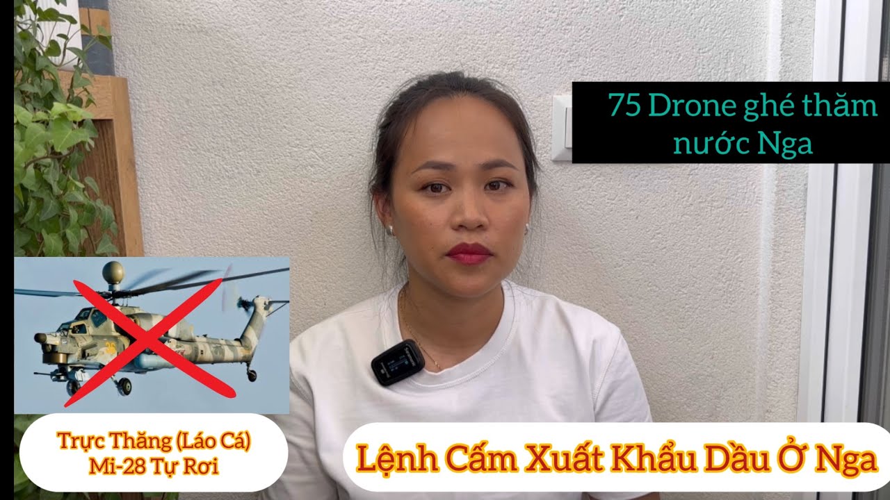 Ở Nga Lại Cấm Xuất Khẩu Dầu ✅Bộ Quốc Phòng Nga Tuyên Bố chặn 75 Drone