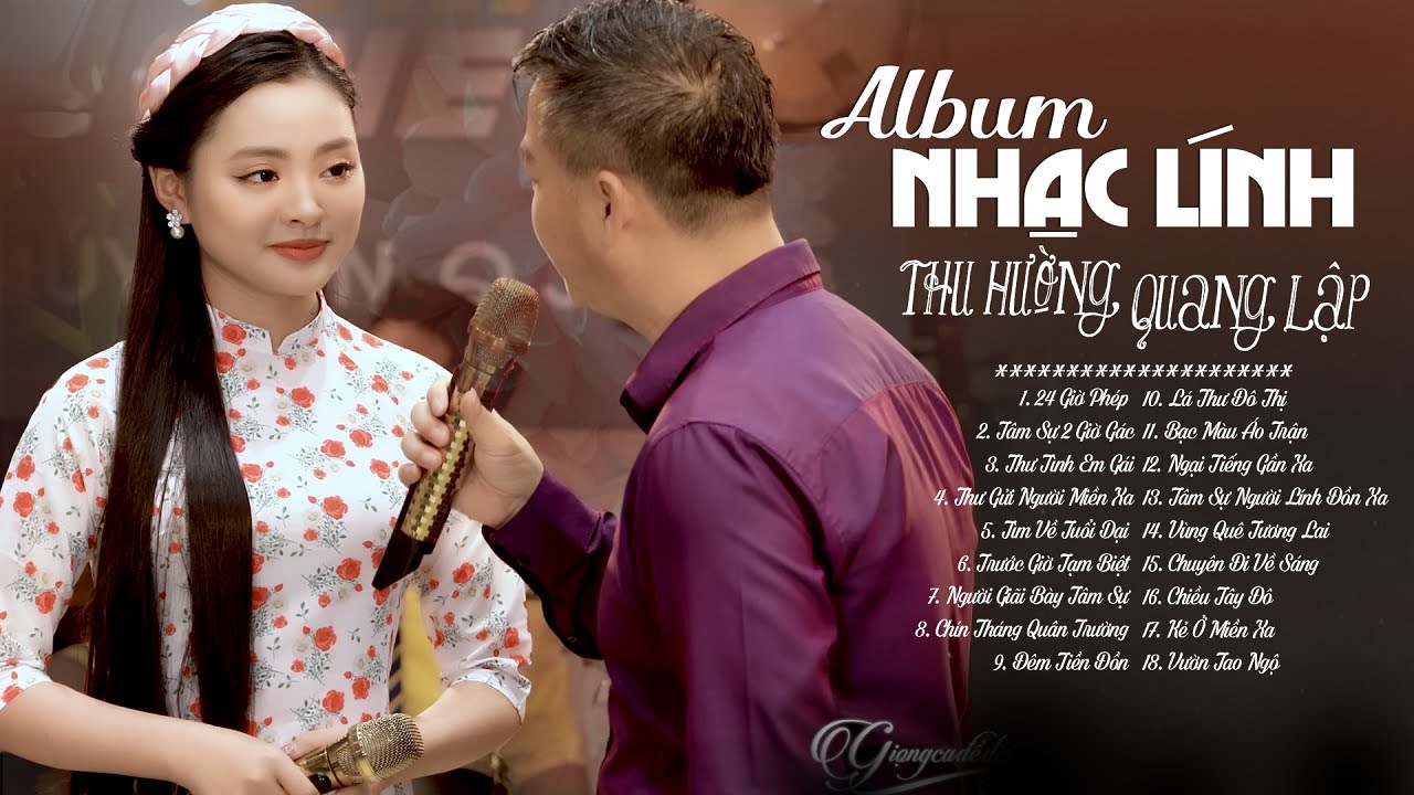 Album Nhạc Lính THU HƯỜNG QUANG LẬP Tuyển Chọn ☪ Nhạc Lính Hải Ngoại Càng Nghe Càng Thấm