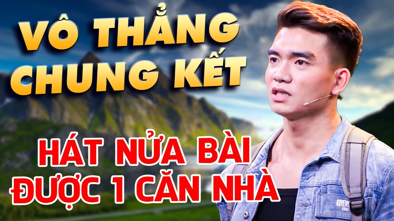 CỰC SỐC chàng trai "ĐẶC CÁCH VÀO CK" vừa hát nửa bài ĐƯỢC TẶNG 1 CĂN NHÀ khiến khán đài KINH NGẠC