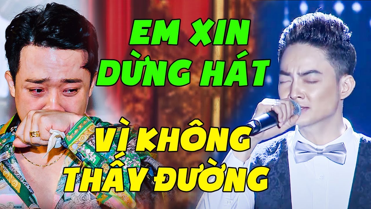 Thí sinh giả giọng như ca sĩ lại XIN DỪNG HÁT GIỮA CHỪNG khiến giám khảo oà khóc VÌ LÝ DO KHÓ NÓI