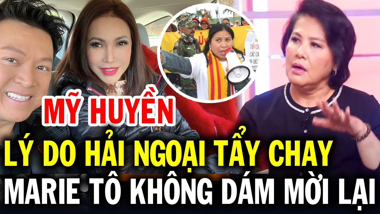 Ca sĩ Mỹ Huyền lý do hải ngoại đòi tẩy chay, bà Marie Tô không dám mời về lại trung tâm Thúy Nga PBN