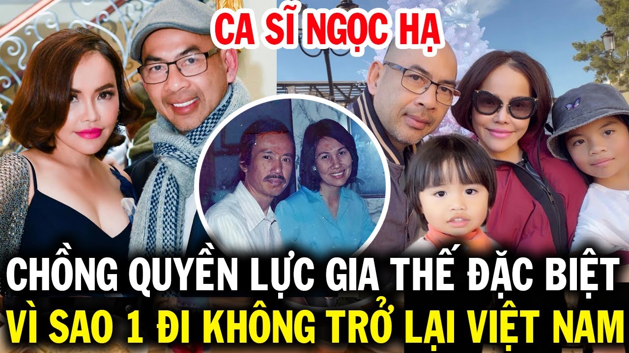 Ca sĩ hải ngoại Ngọc Hạ, bất ngờ gia thế đặc biệt của chồng ở Mỹ, vì sao 1 đi không trở lại Việt Nam