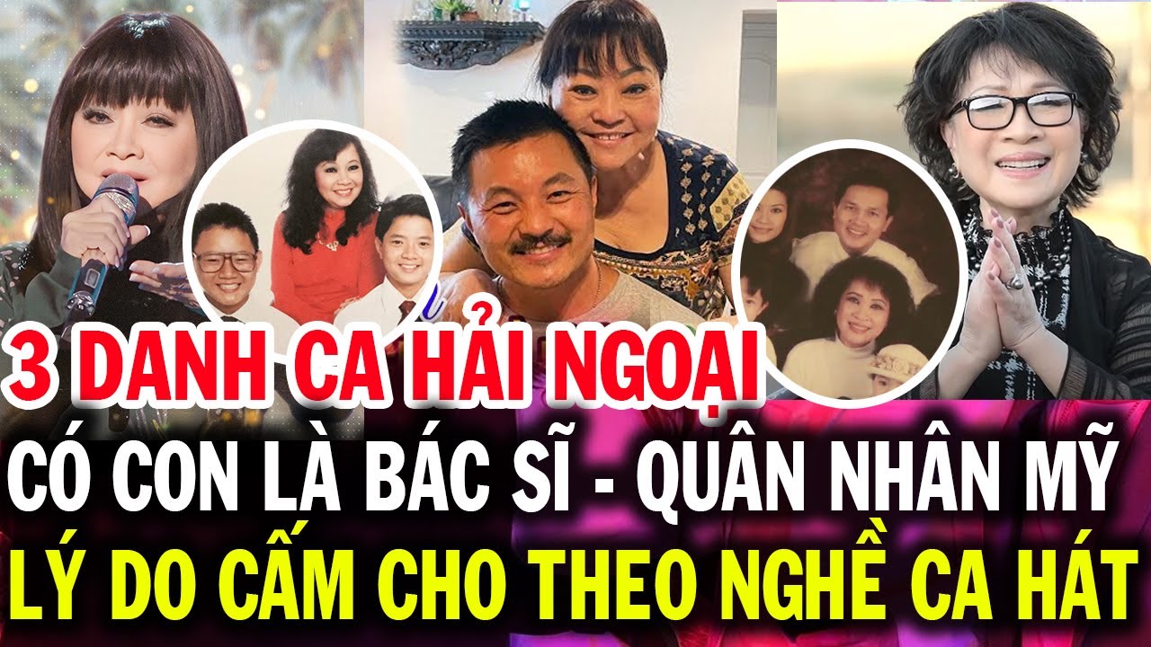 3 danh ca hải ngoại Thúy Nga PBN có con trở thành bác sĩ quân nhân ở MỸ, lý do không theo nghề ca sĩ