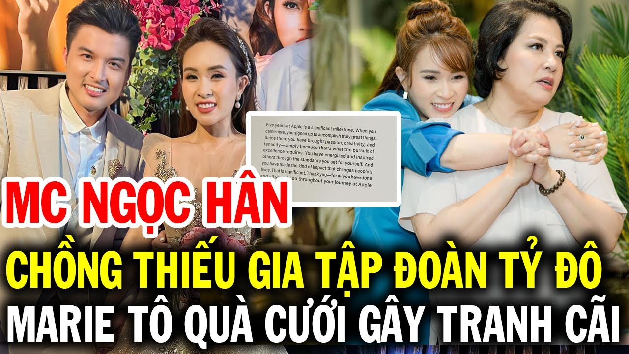 MC Ngọc Hân chồng thiếu gia tập đoàn tỷ đô ở Mỹ, quà cưới gây tranh cãi của bà chủ Thúy Nga Marie Tô